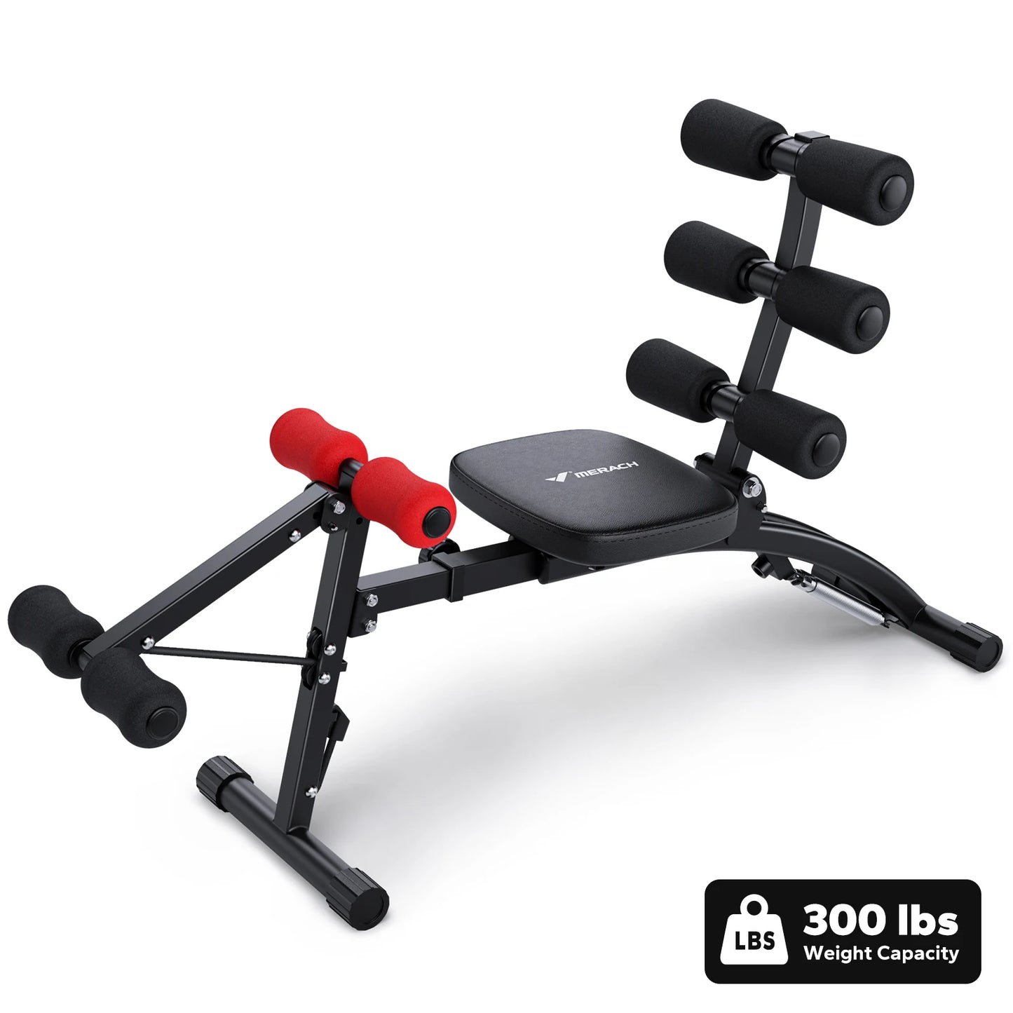 MERACH Ab Machine Multi Functional Adjustable Sit Up Bench Gym