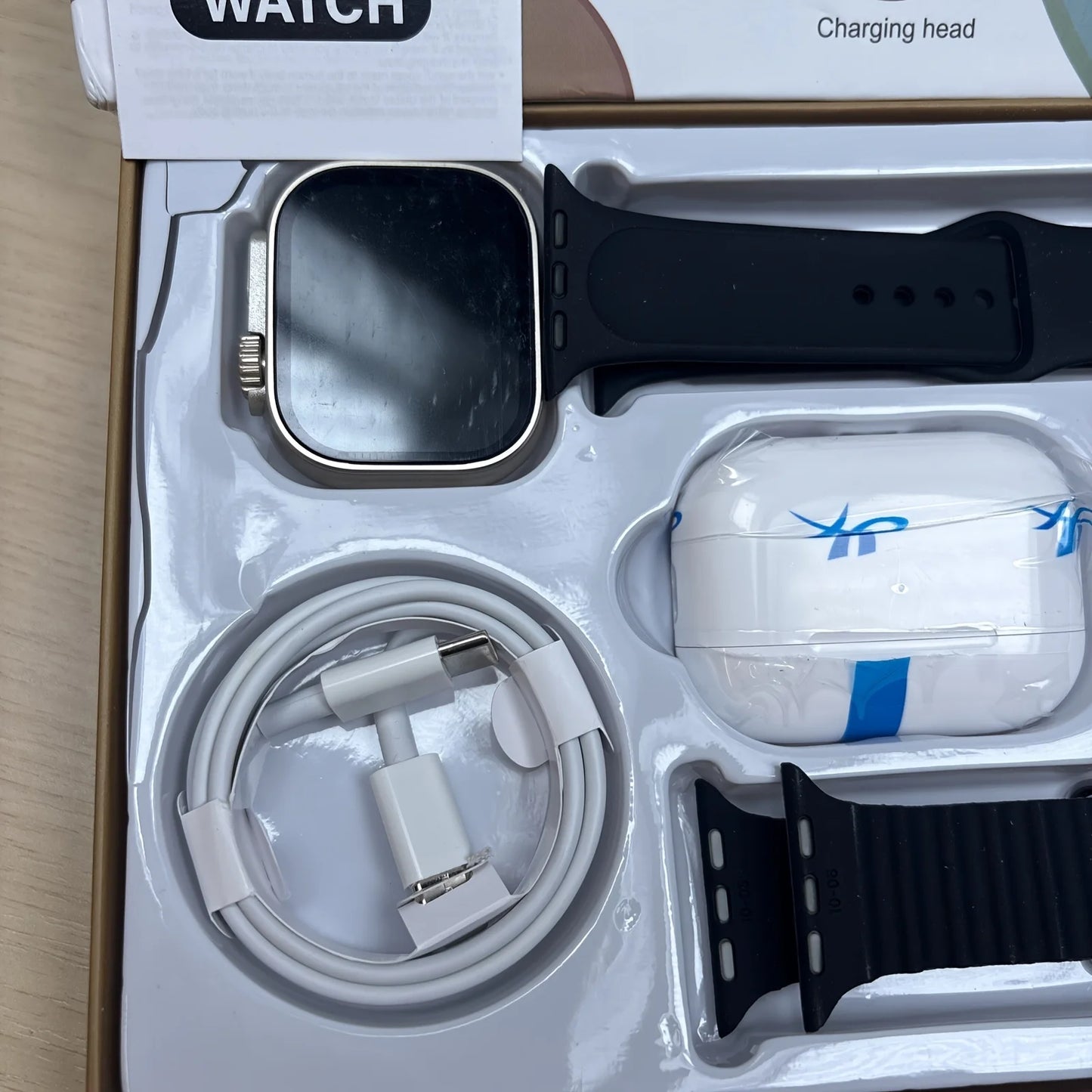 Smart Watch And Wireless Earbuds 2 In 1 Set With Charger