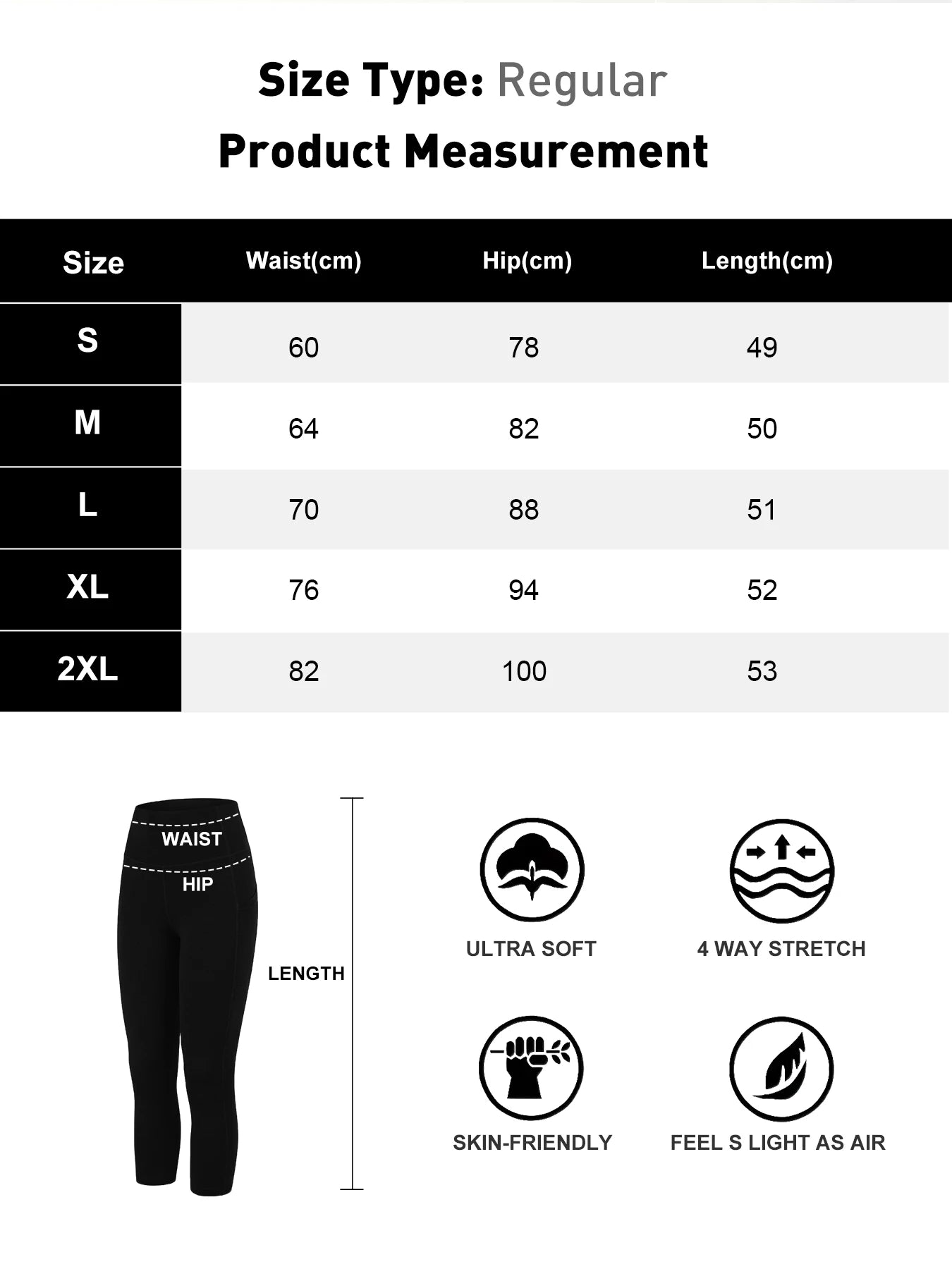 Women High Waist Capri Leggings Multicolor Yoga Fitness Pants