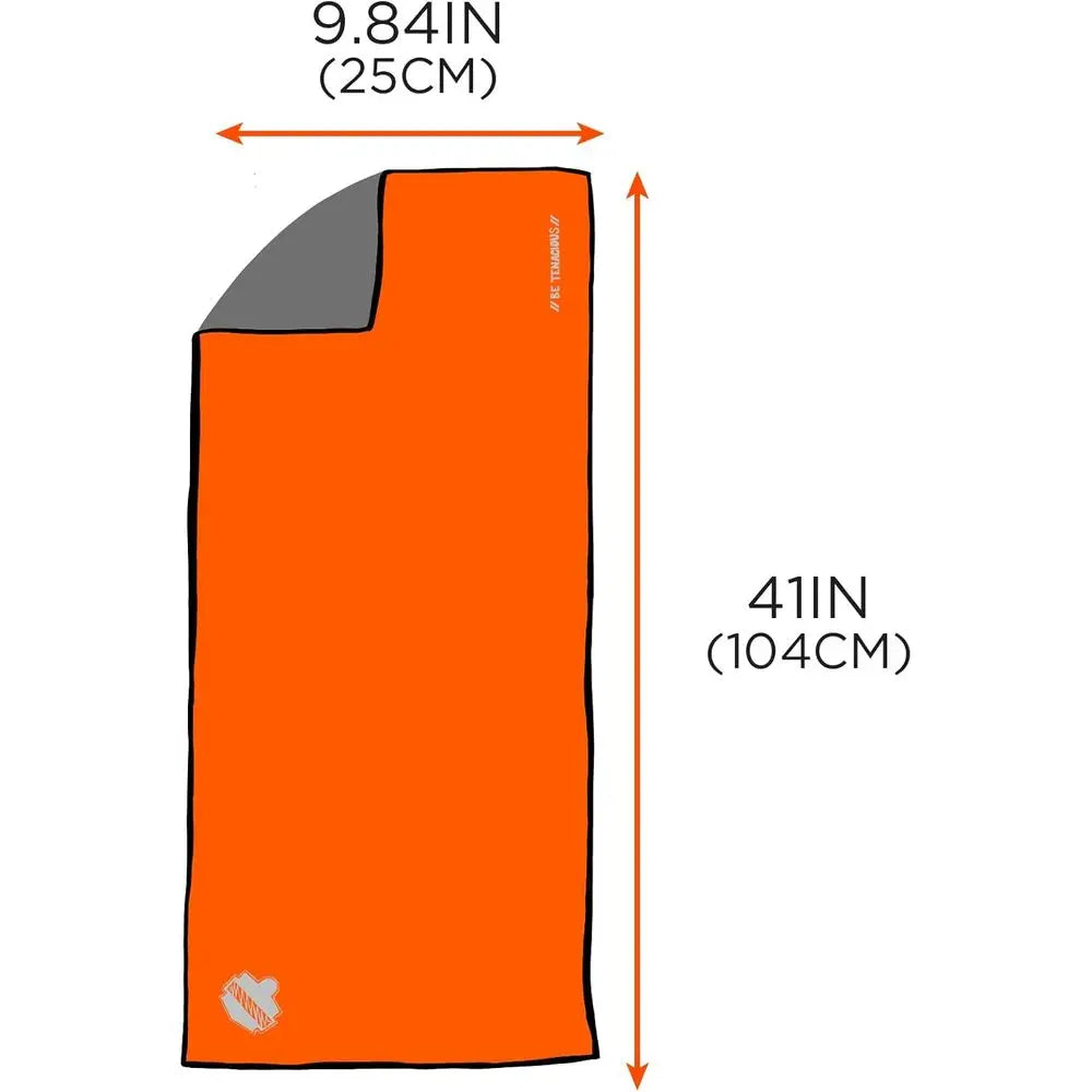Microfiber Cooling Towel, UPF 50+, Orange, 41 x 9.84