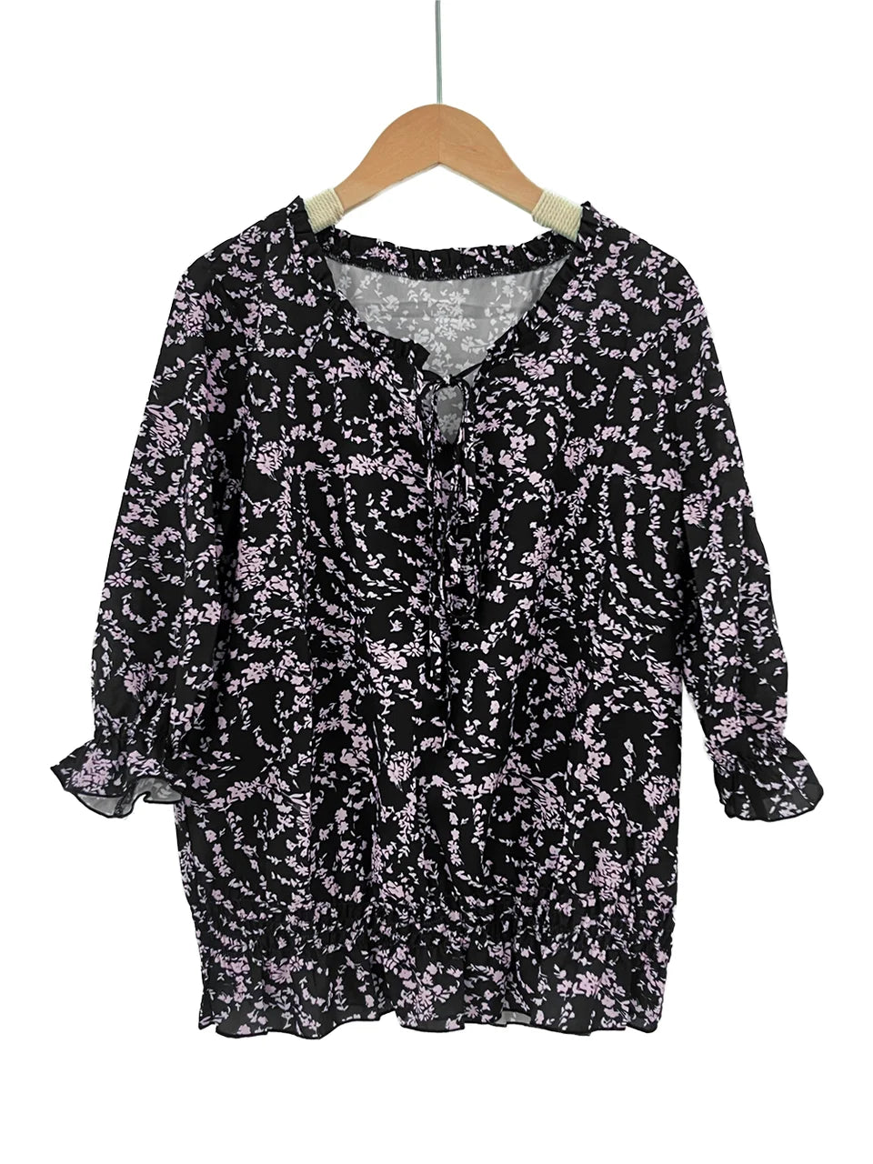Bohemian Style Women's Summer Short-Sleeve Cropped Printed Top