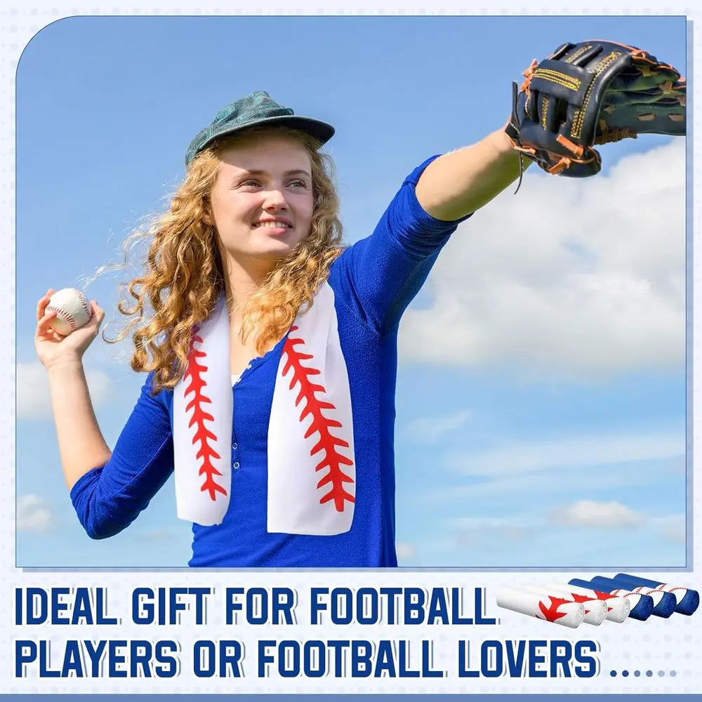 Bulk 40 Pack 12x12 Sport Cooling Towels, Ideal for Baseball, Soccer, Parties & Outdoor Activities