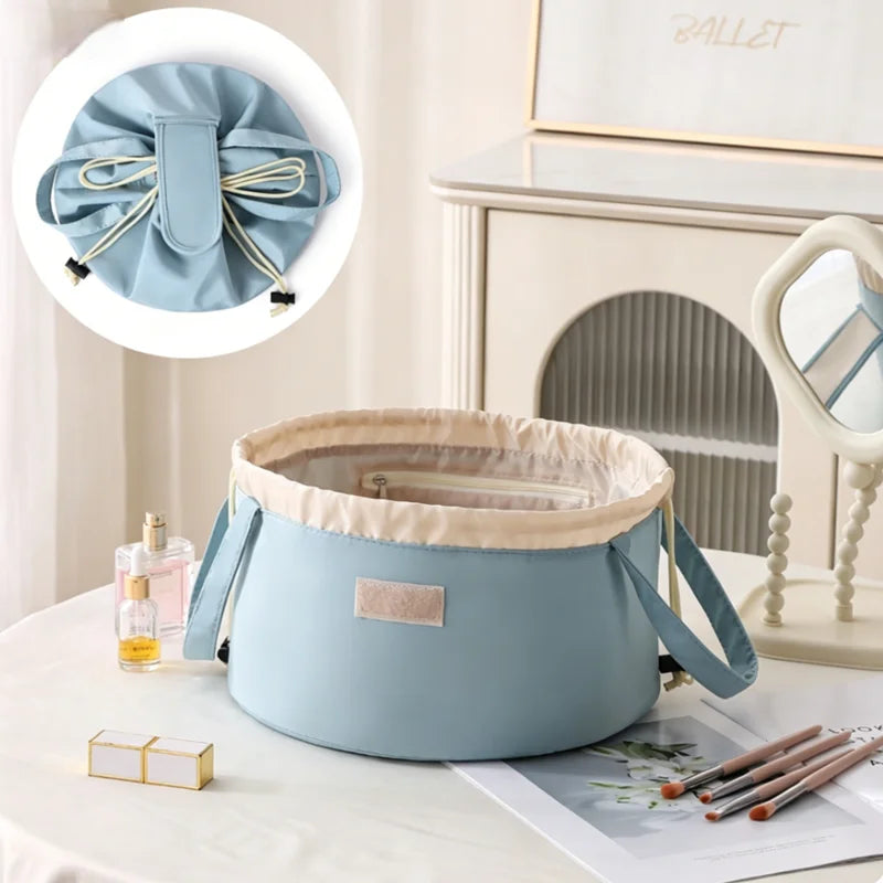 Minimalist Drawstring Cosmetic Bag Travel Essentials