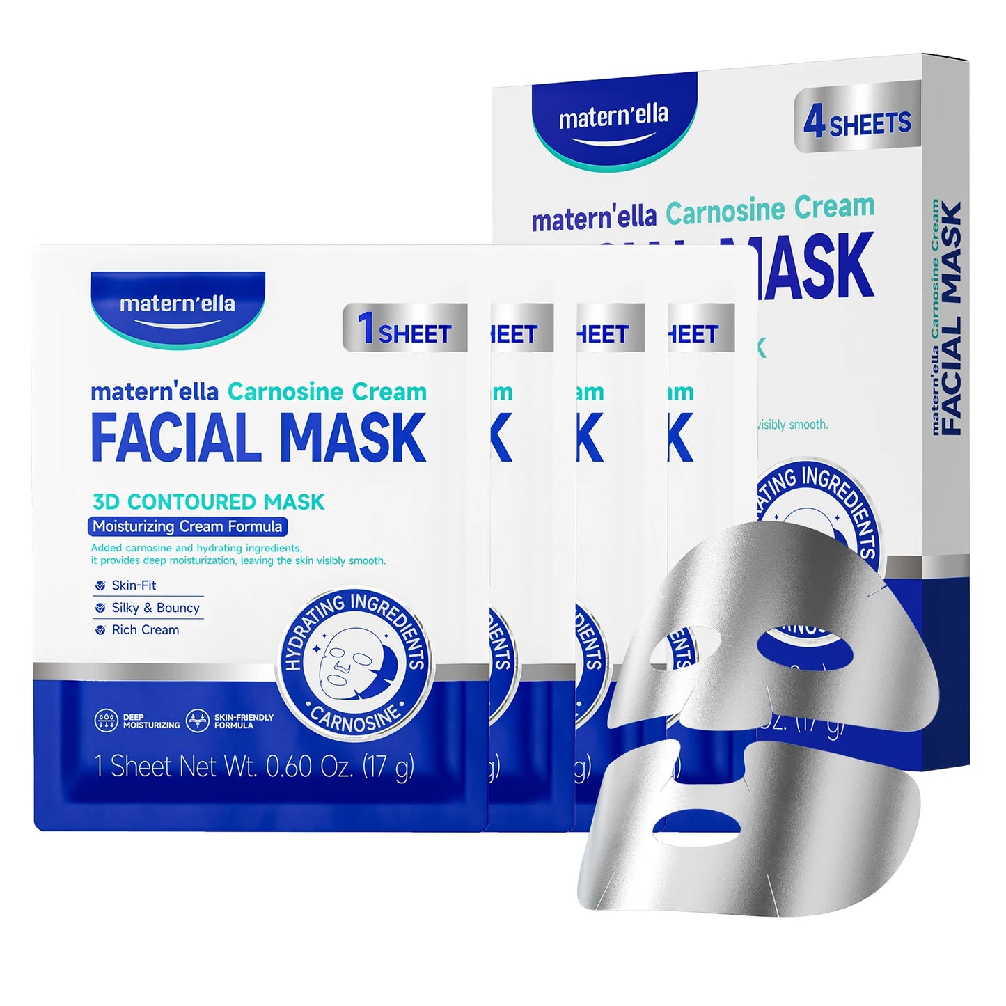Maternella Carnosine Cream Mask – Intensive Repair & Firming | Peptides & Pro-Xylane | Sensitive Skin