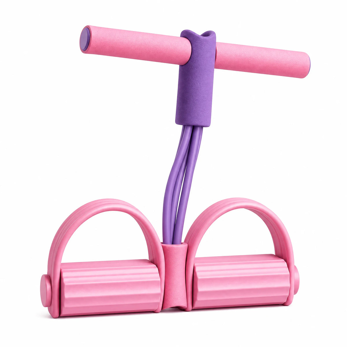 Six Tube Resistance Band Pedal Trainer For Home Strength Training