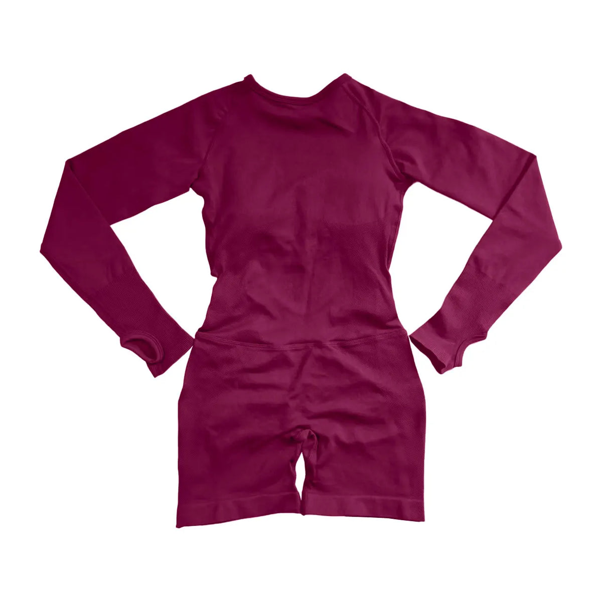 NCLAGEN Women Seamless Long Sleeve One Piece Gym Jumpsuit