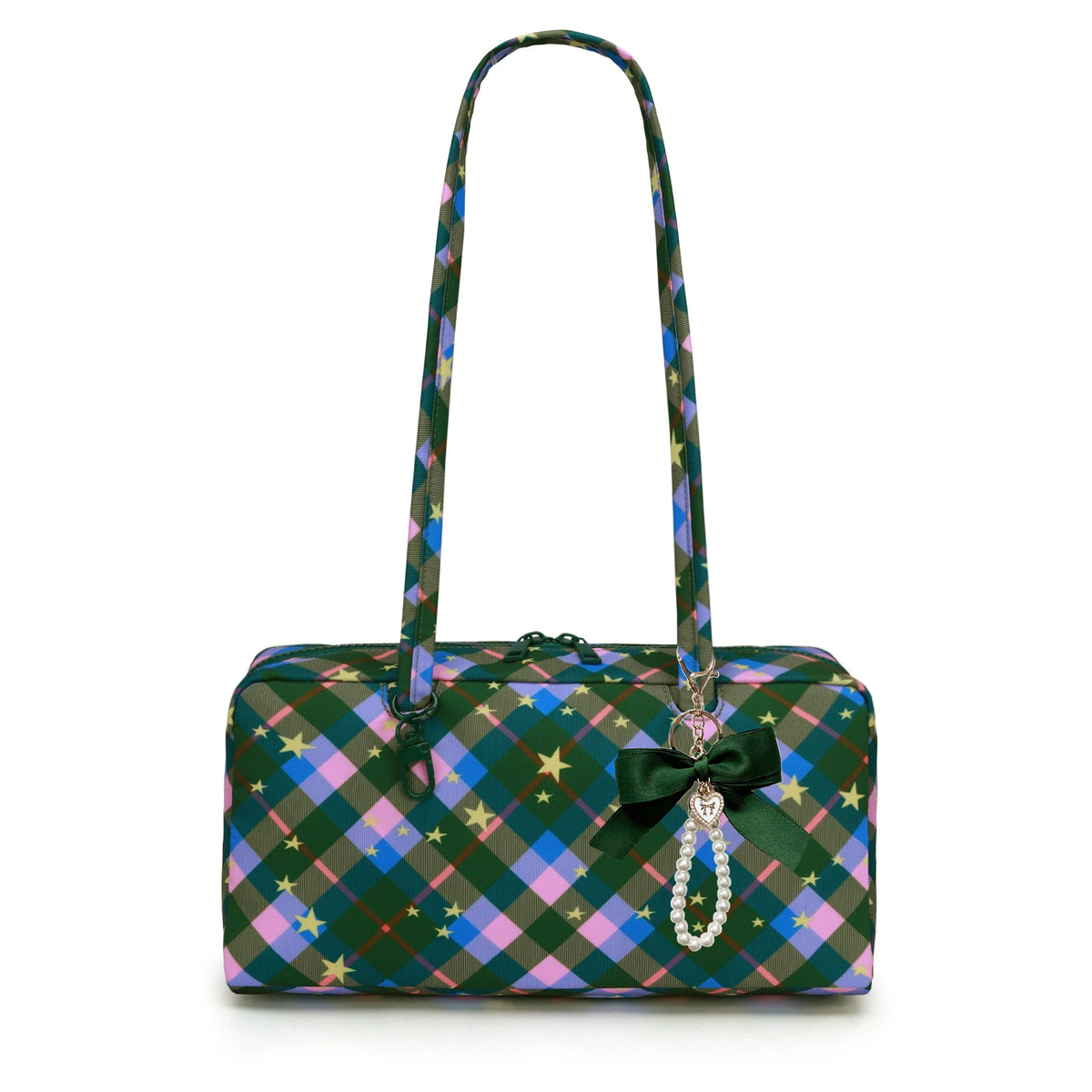 Women's Nylon Slouchy Tote Bag With Zipper Closure