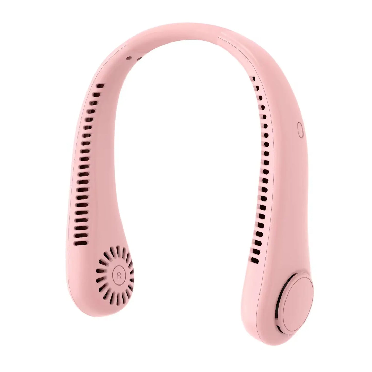 Wholesale Portable Hand Free Bladeless Wearable Fan 800mAH Rechargeable neck Fan Sport Outdoor Summer Personal Gift Fan