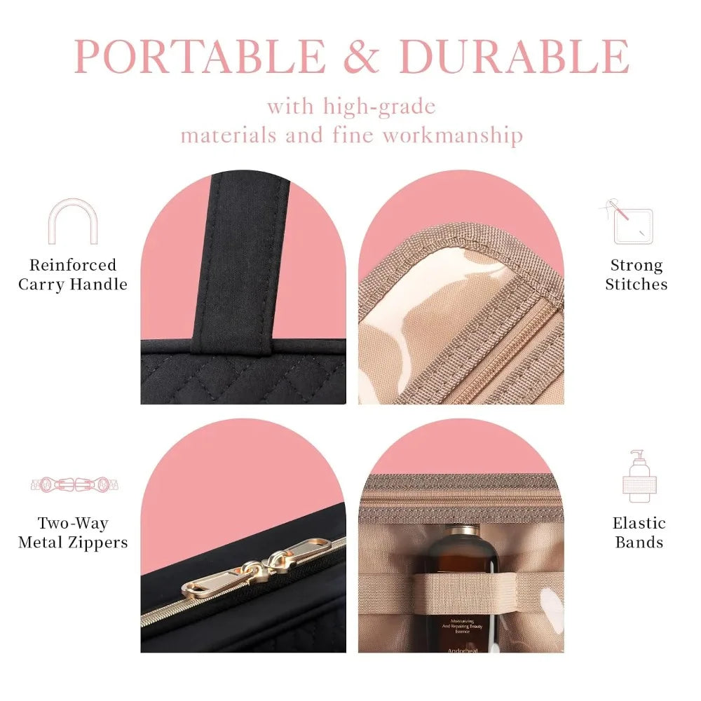 Travel Toiletry Bag Hanging Organizer Waterproof Makeup Case