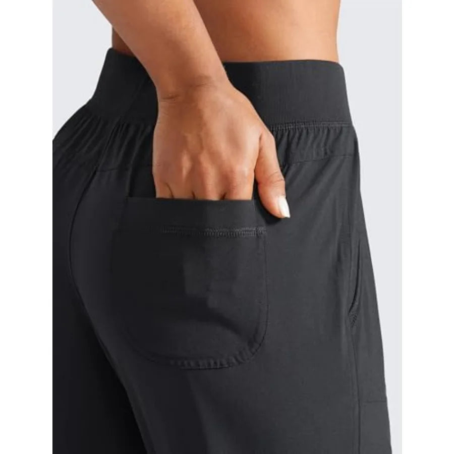 CRZ YOGA Womens Lightweight Joggers Travel Casual Outdoor Running Pants