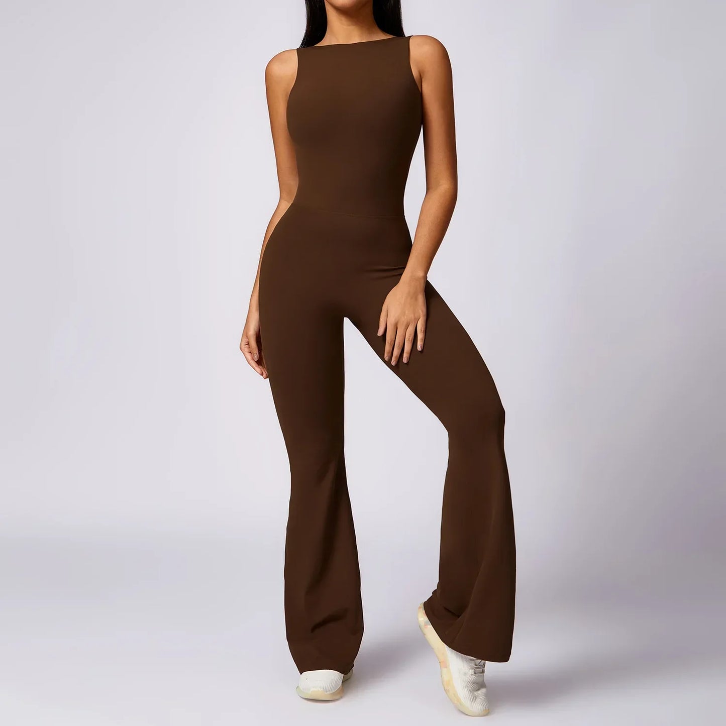 New Gym Sportswear Solid Seamless Women Training Yoga Jumpsuit Push Up One Piece Fitness Rompers Lady Workout Legging Bodysuits