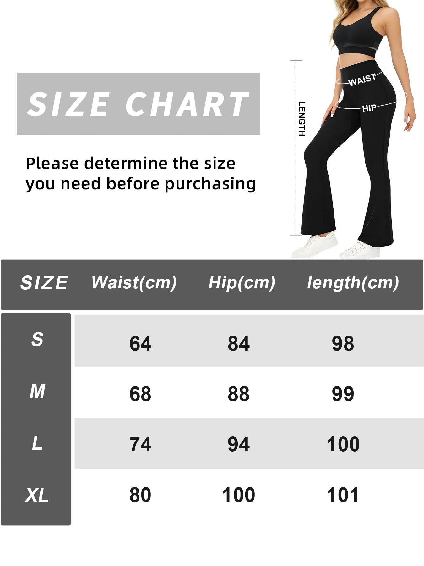 Womens High Waisted Yoga Pants Flared Leg For Fitness