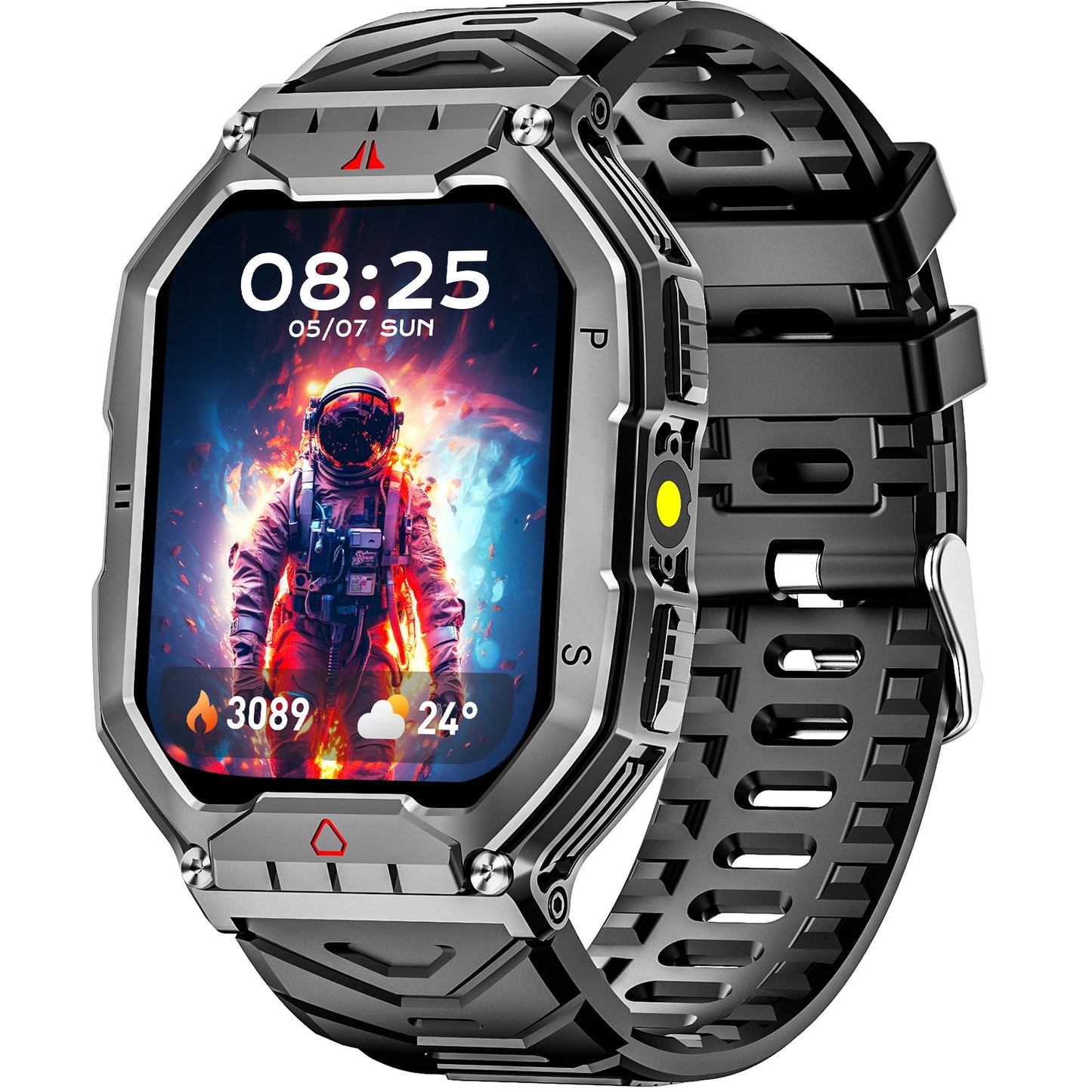 AMOLED Smartwatch With GPS Heart Rate And Oxygen Monitor