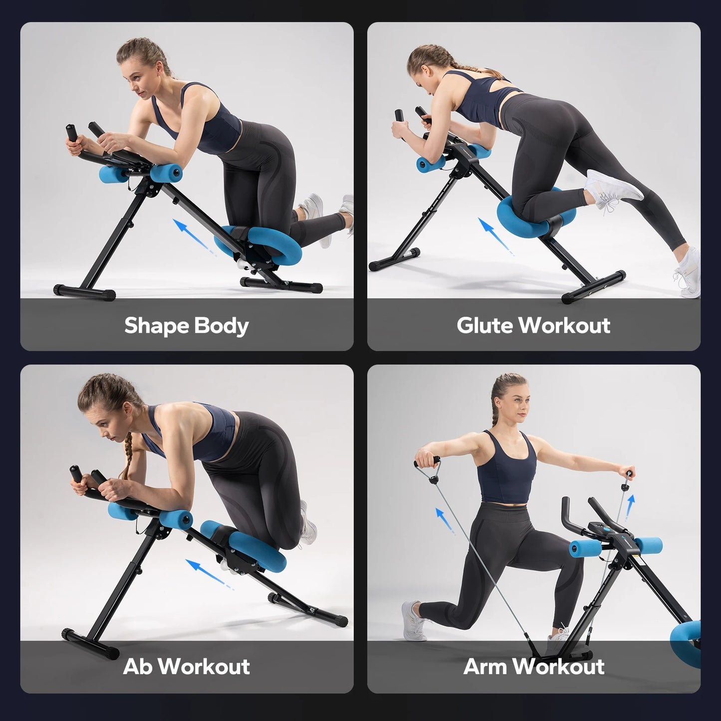Merach 2314 Ab Machine Adjustable Core Exercise Trainer