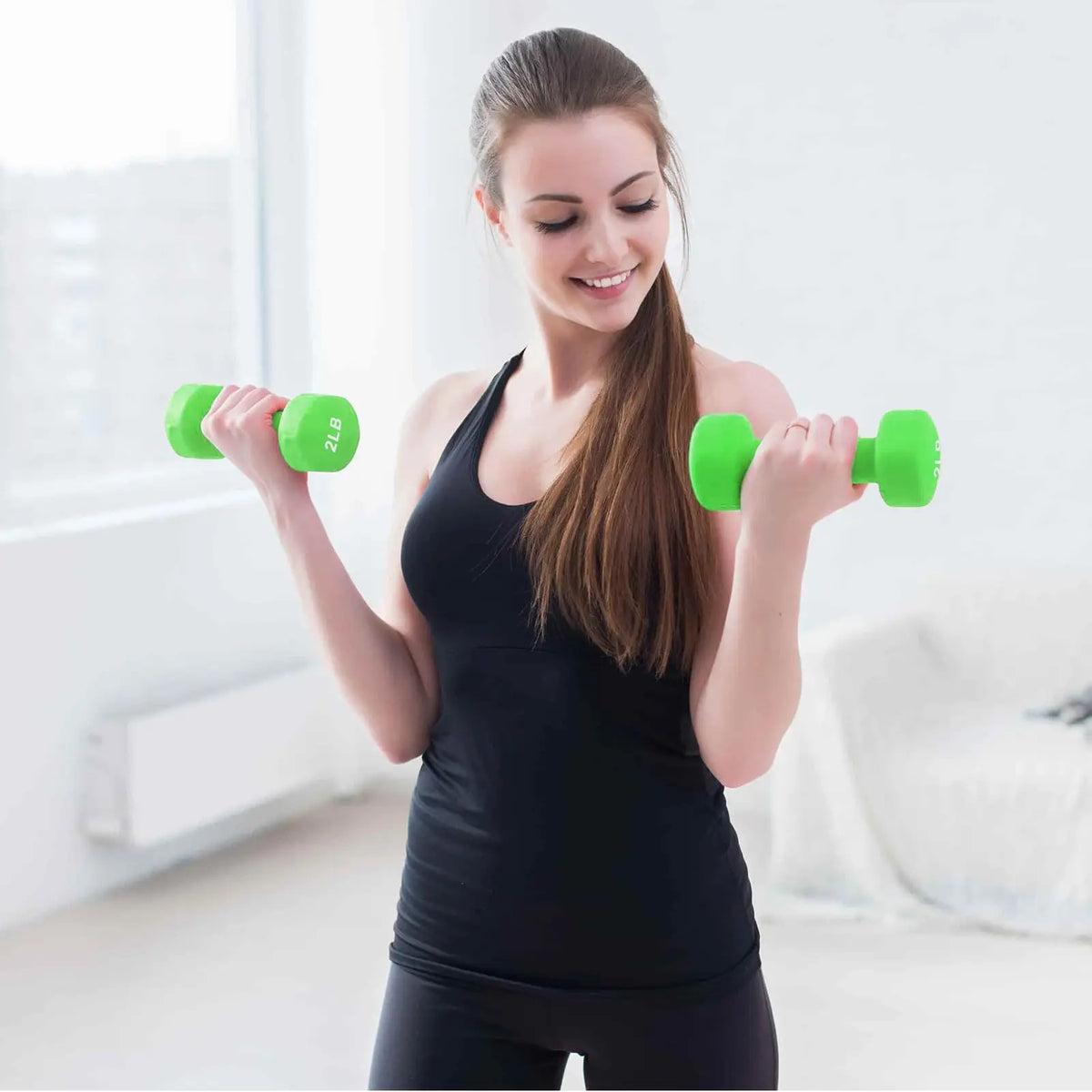 Neoprene Dumbbell Set for Home Gym 0-5 Kg Pair Kit