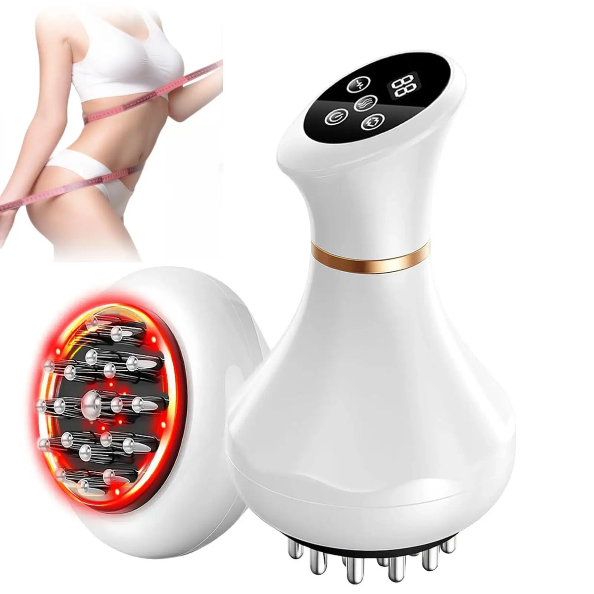 Jitesy Lymphatic Drainage Massager With Heat And Vibration Body Sculpting