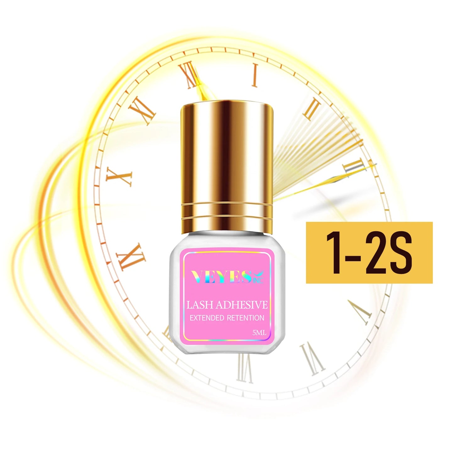 Veyes Inc Eyelash Extensions Sensitive Glue 5 Days Free Shipping from US Veyelash 3-4 Weeks Retention Volume Clear Lash Adhesive