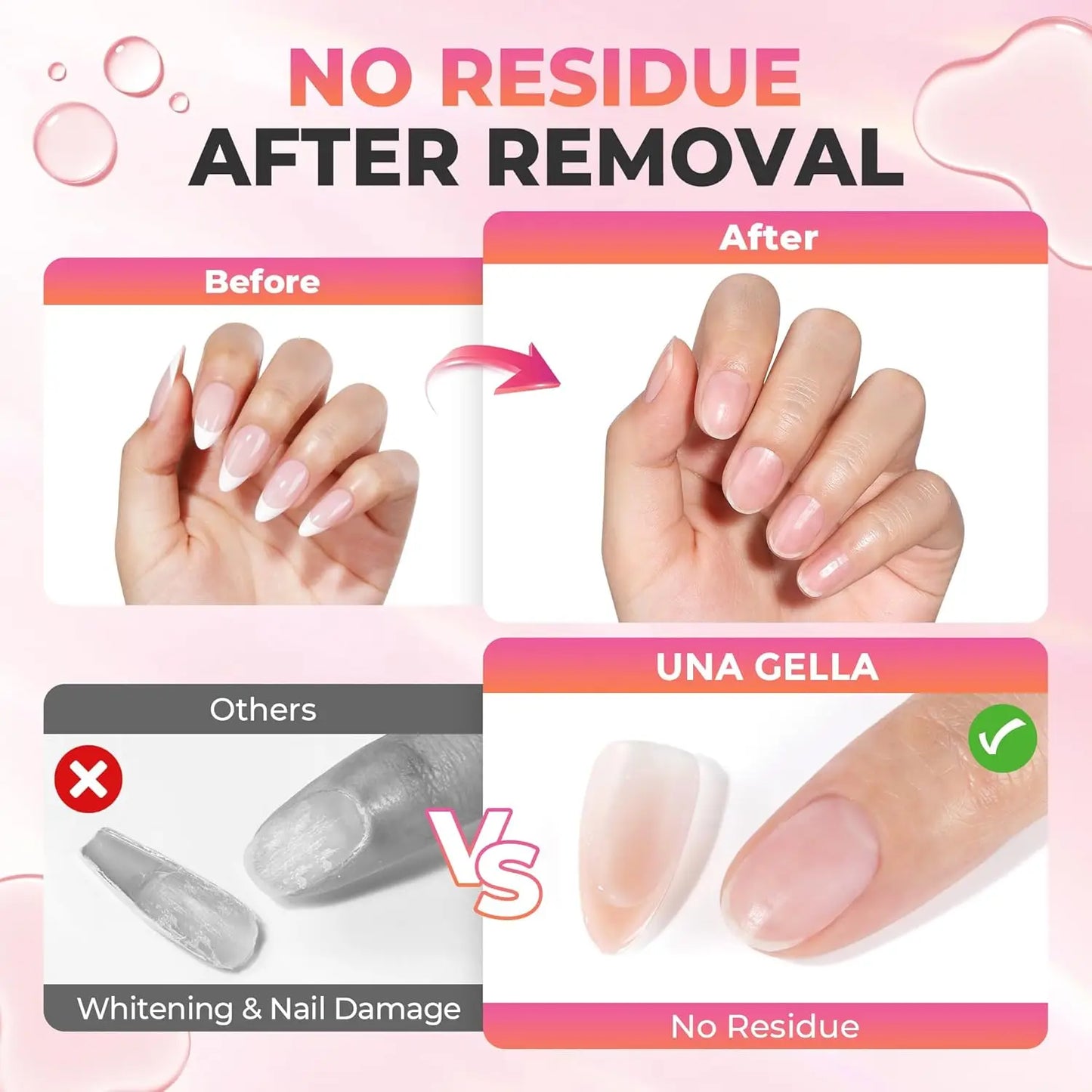 Makartt Jojoba Oil Nail Glue Remover Acetone Free 2 Pack