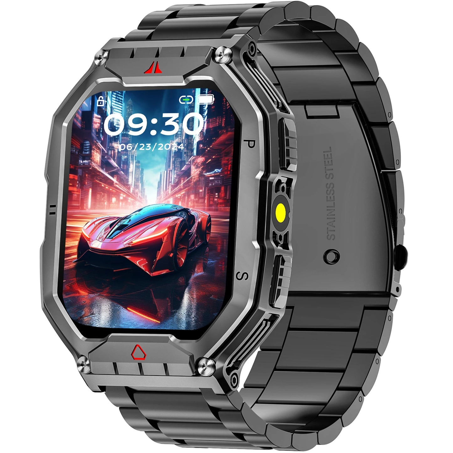 AMOLED Smartwatch With GPS Heart Rate And Oxygen Monitor