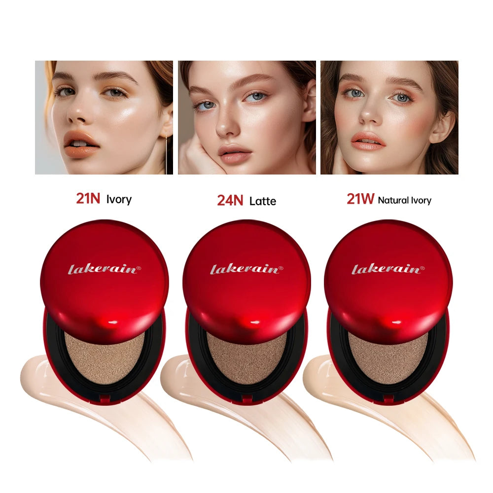 Lakerain Super Cushion Foundation Waterproof Long Lasting Brightening