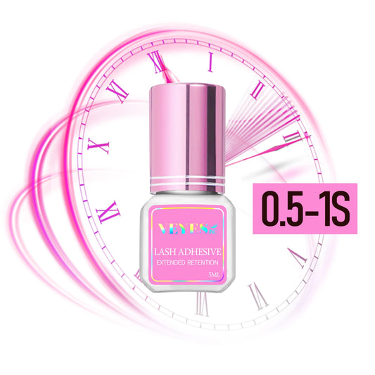 Veyes Inc Eyelash Extensions Sensitive Glue 5 Days Free Shipping from US Veyelash 3-4 Weeks Retention Volume Clear Lash Adhesive