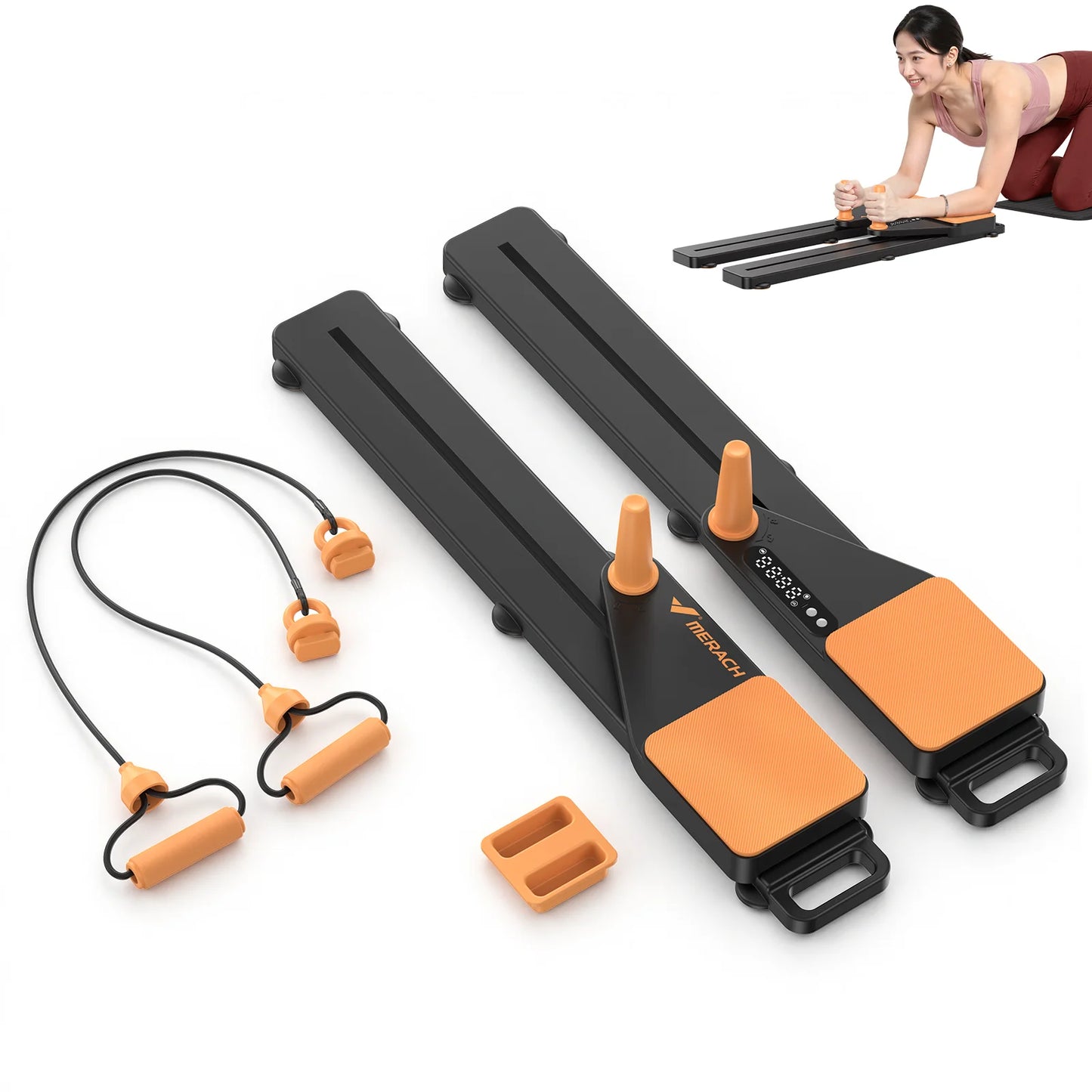 Merach Pilates Board Multifunctional Ab Trainer With Detachable Design