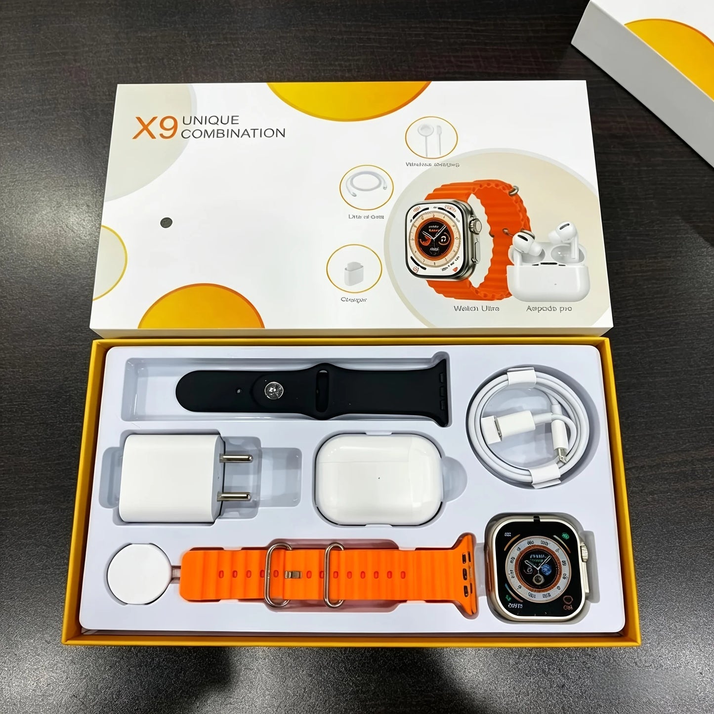 Smart Watch And Wireless Earbuds 2 In 1 Set With Charger