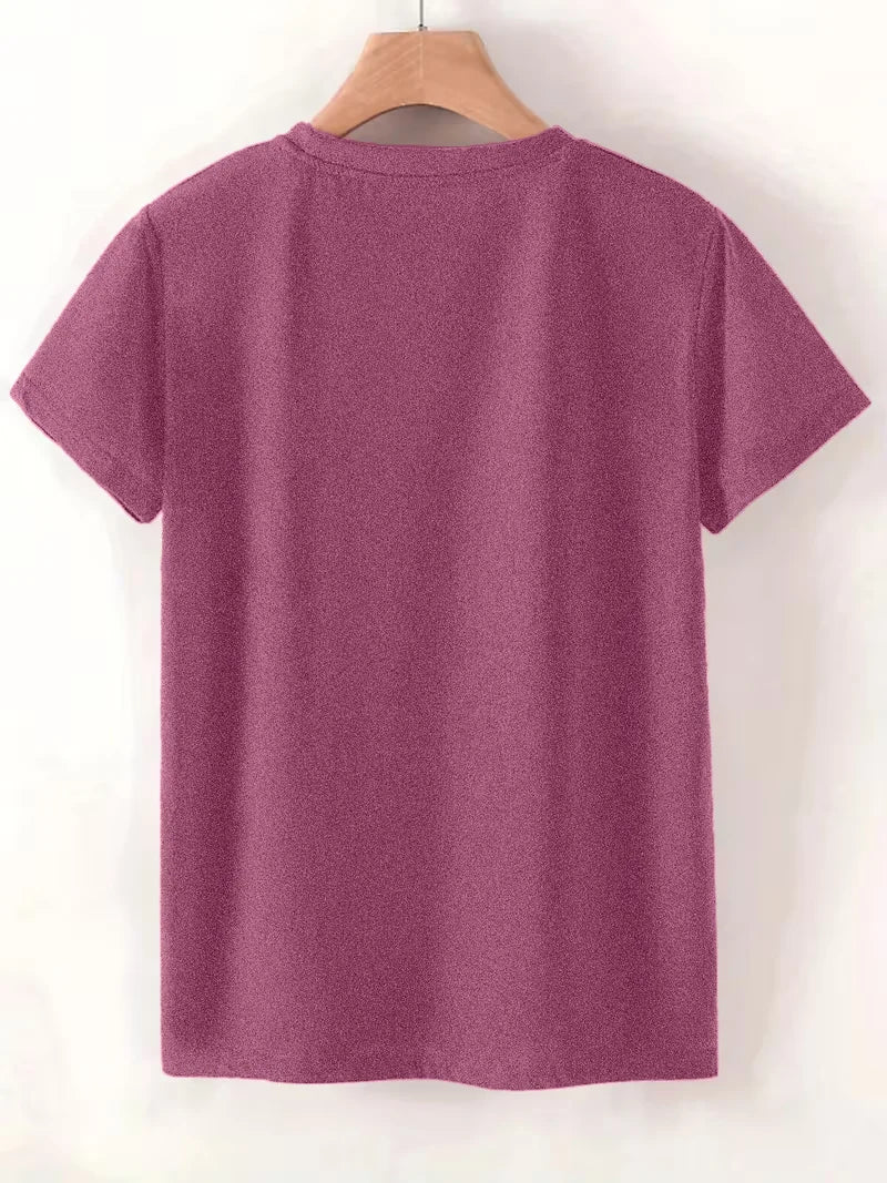 Womens Short Sleeve T Shirt Life Is Better Outside Breathable Cotton Blend