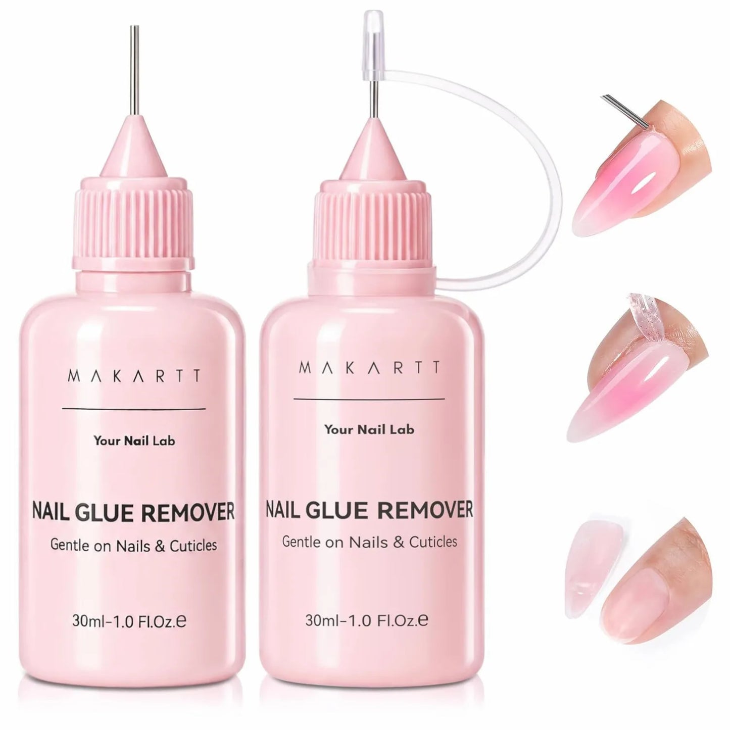 Makartt Jojoba Oil Nail Glue Remover Acetone Free 2 Pack