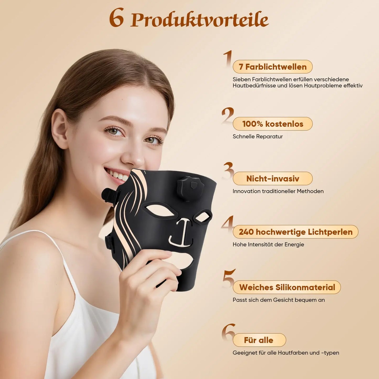 Red Blue Light LED Facial Mask 7 Colors Photon Skin Therapy Mask Anti Aging Fade Spots Remove Acne Wrinkle Reduction Brighten