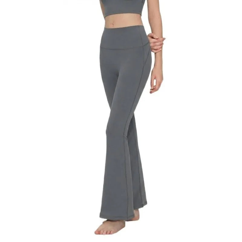 Flared Leggings Women's High Waist Yoga Pants Breathable Quick Dry