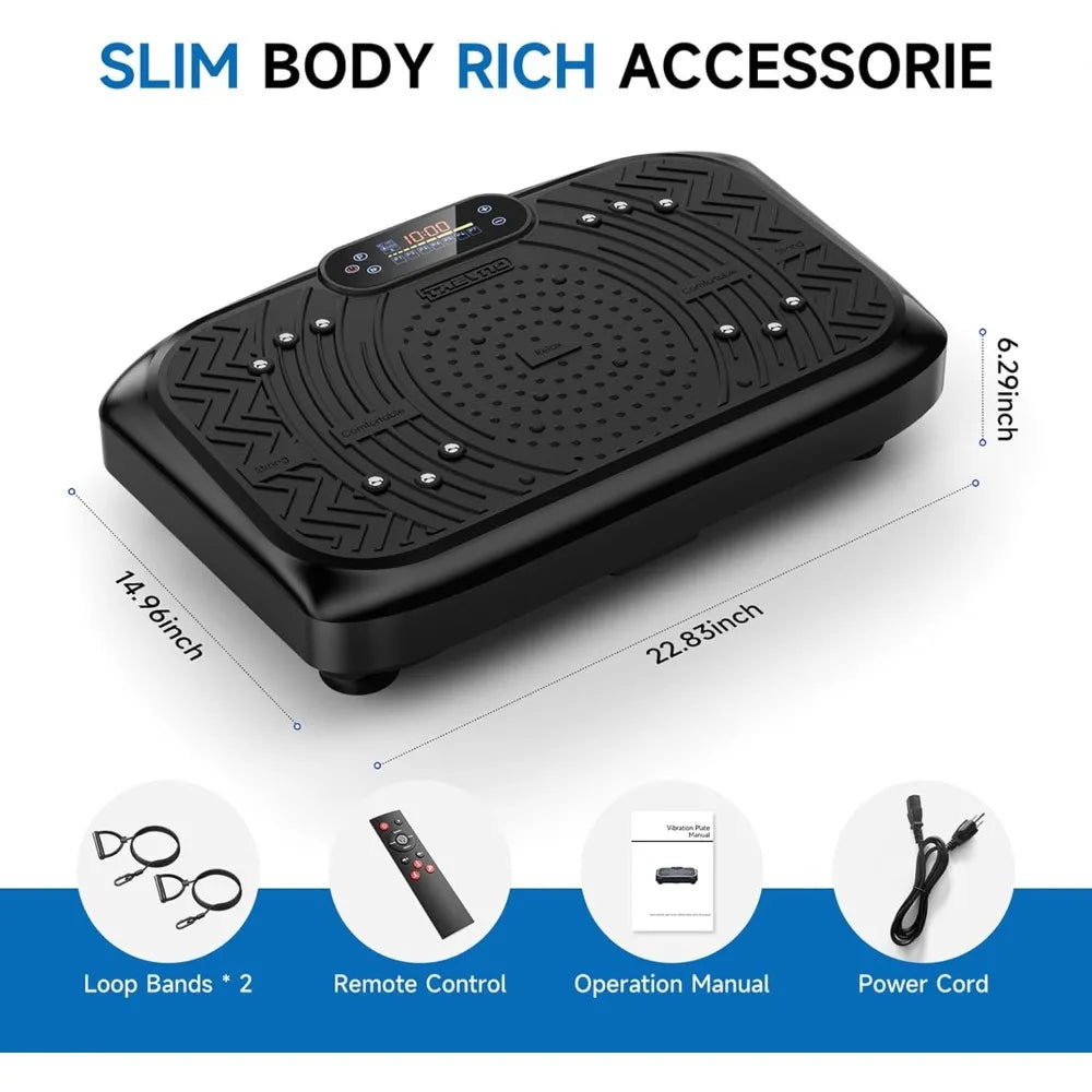 Vibration Plate Exercise Machine Weight Loss, Full Body Workout Vibration Plate Lymphatic Drainage