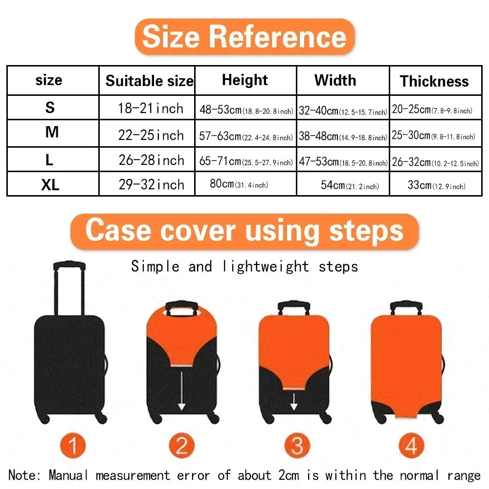 Luggage Cover Protector Stretch Dust Covers For Travel