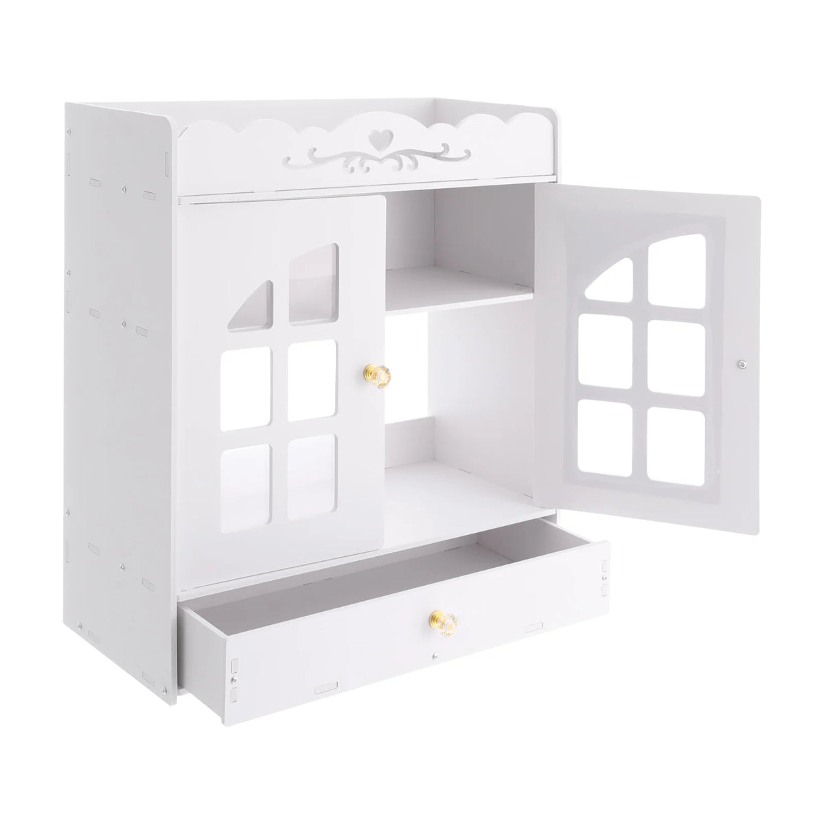Wall Mounted Bathroom Organizer No Drill Large Capacity Multi-tier Shelf for Toiletries Cosmetics