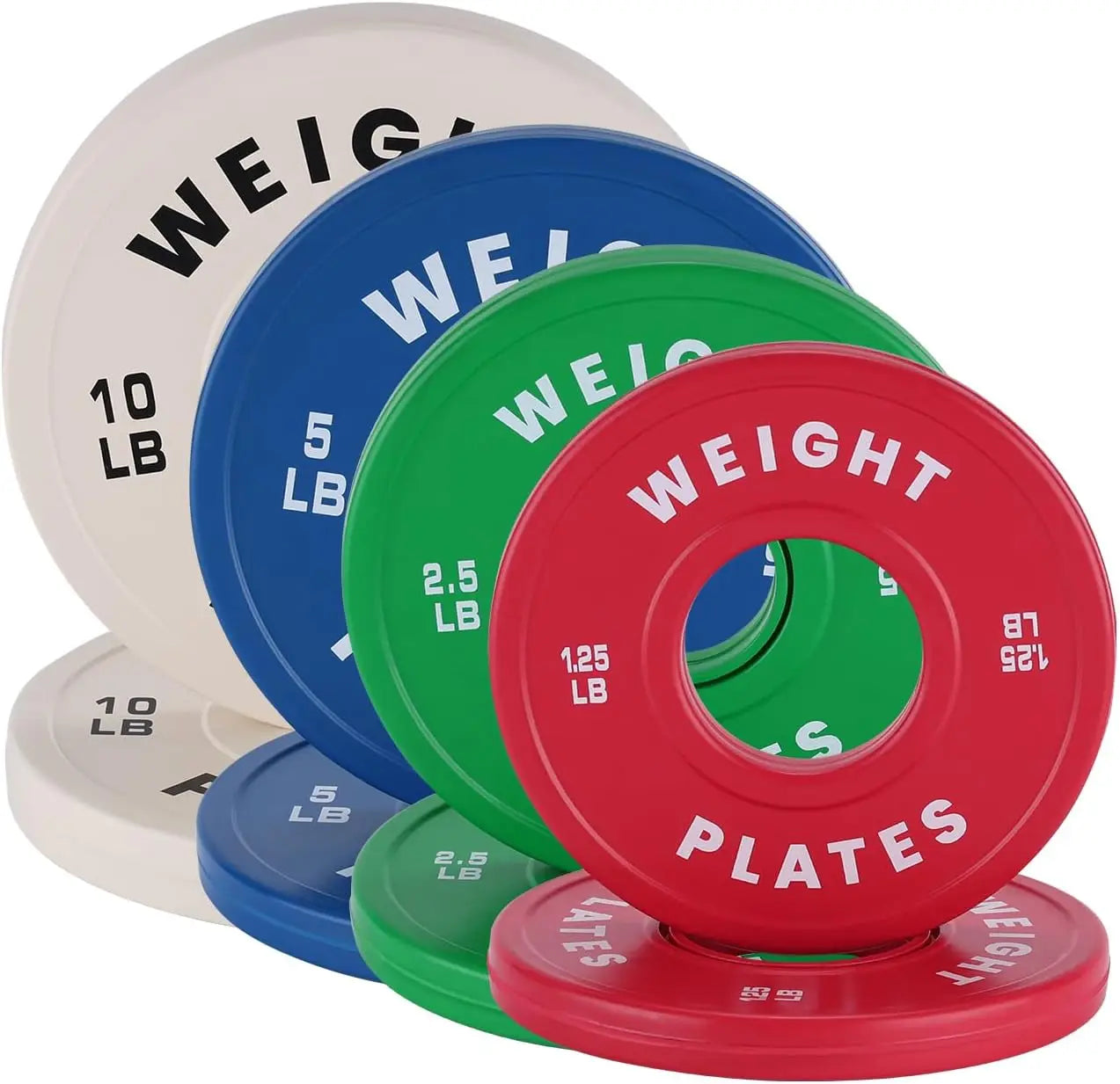 TWISTER.CK Rubber Bumper Weight Plates Set For Barbell Training