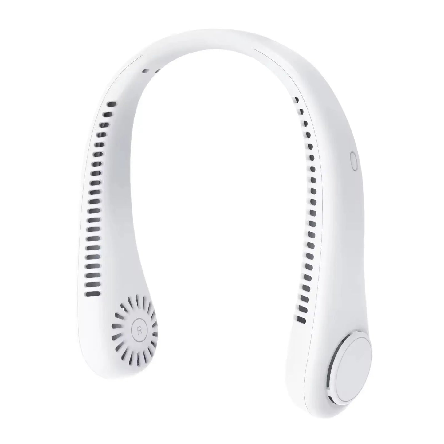 Wholesale Portable Hand Free Bladeless Wearable Fan 800mAH Rechargeable neck Fan Sport Outdoor Summer Personal Gift Fan