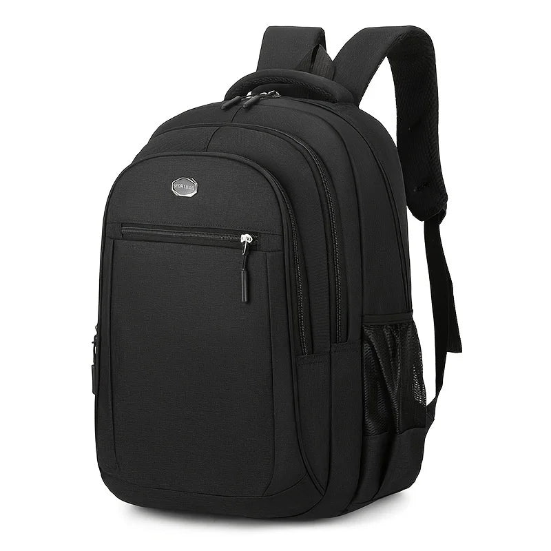 Unisex Wear-Resistant Laptop Backpack With Multi-Pocket Design