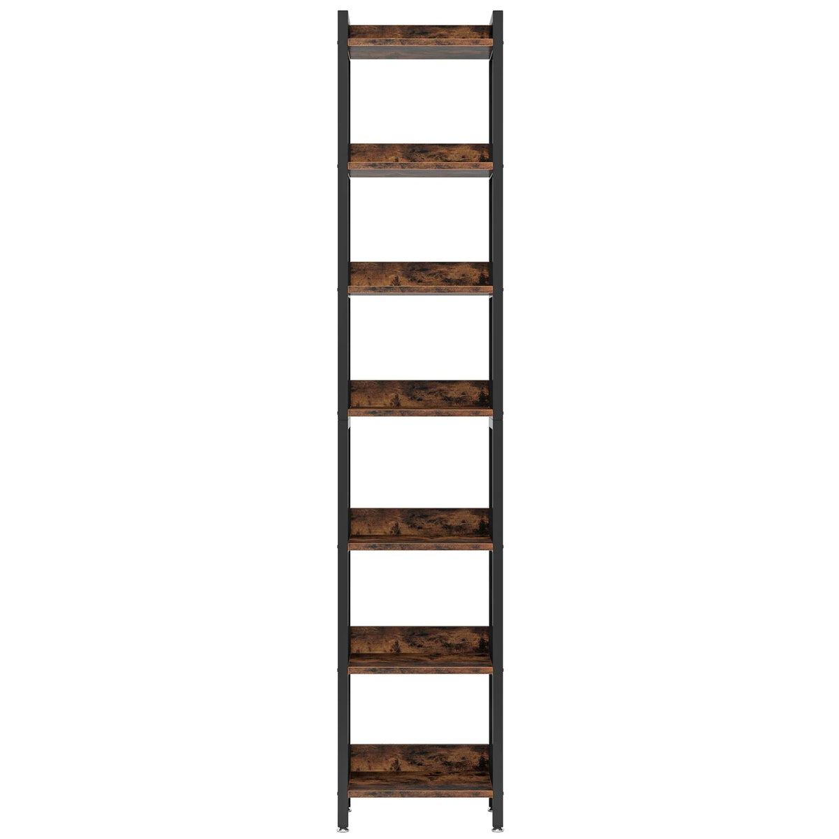 Tribesigns 78.7 Inch Extra Tall Narrow Bookshelf, 7 Tier Skinny Bookcase for Small Spaces, Freestanding Display Shelves