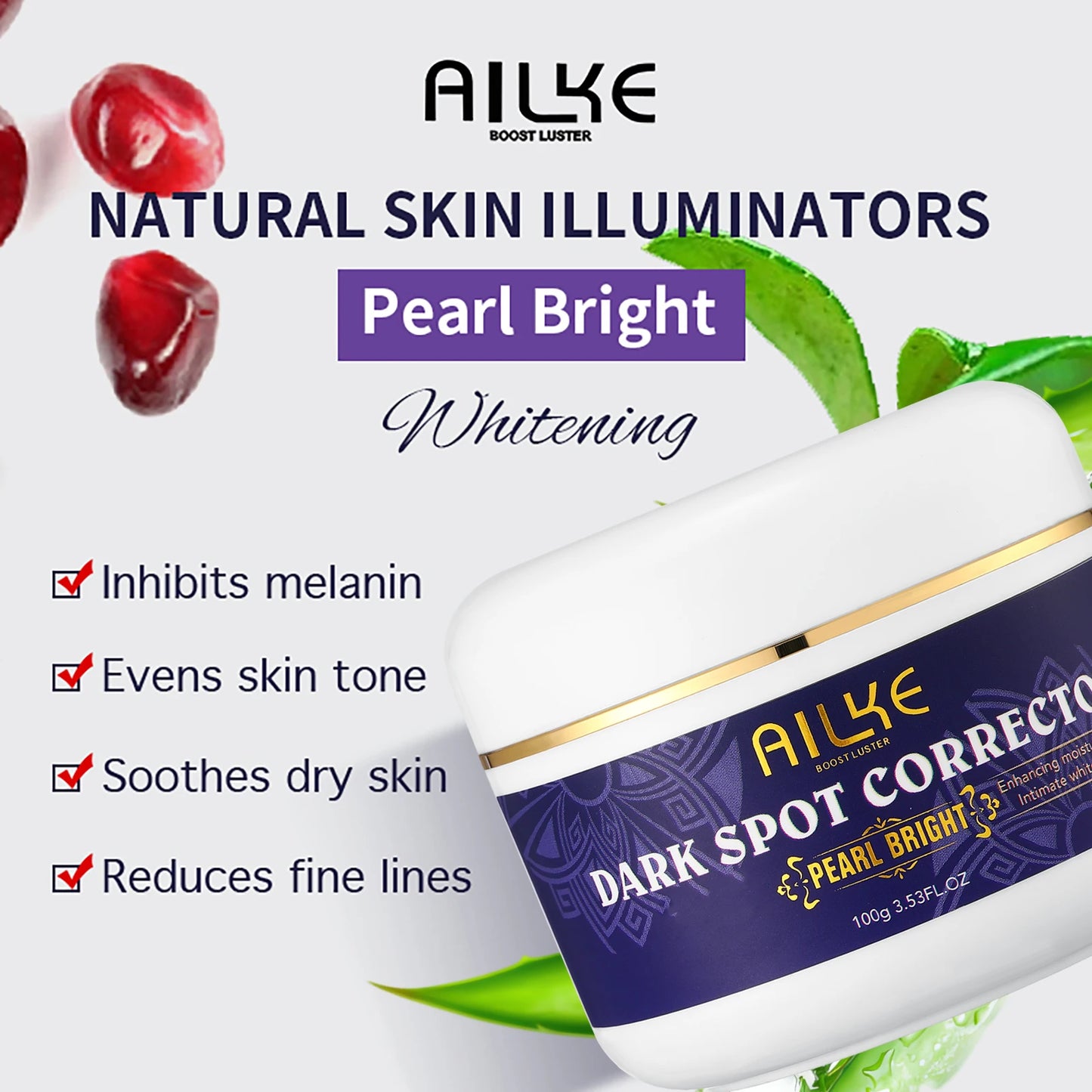AILKE Dark Spots Remover Cream For Armpits Elbows Legs