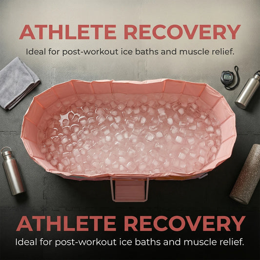 Inflation-Free Ice Bath Tub With Five-Layer Insulated Liner