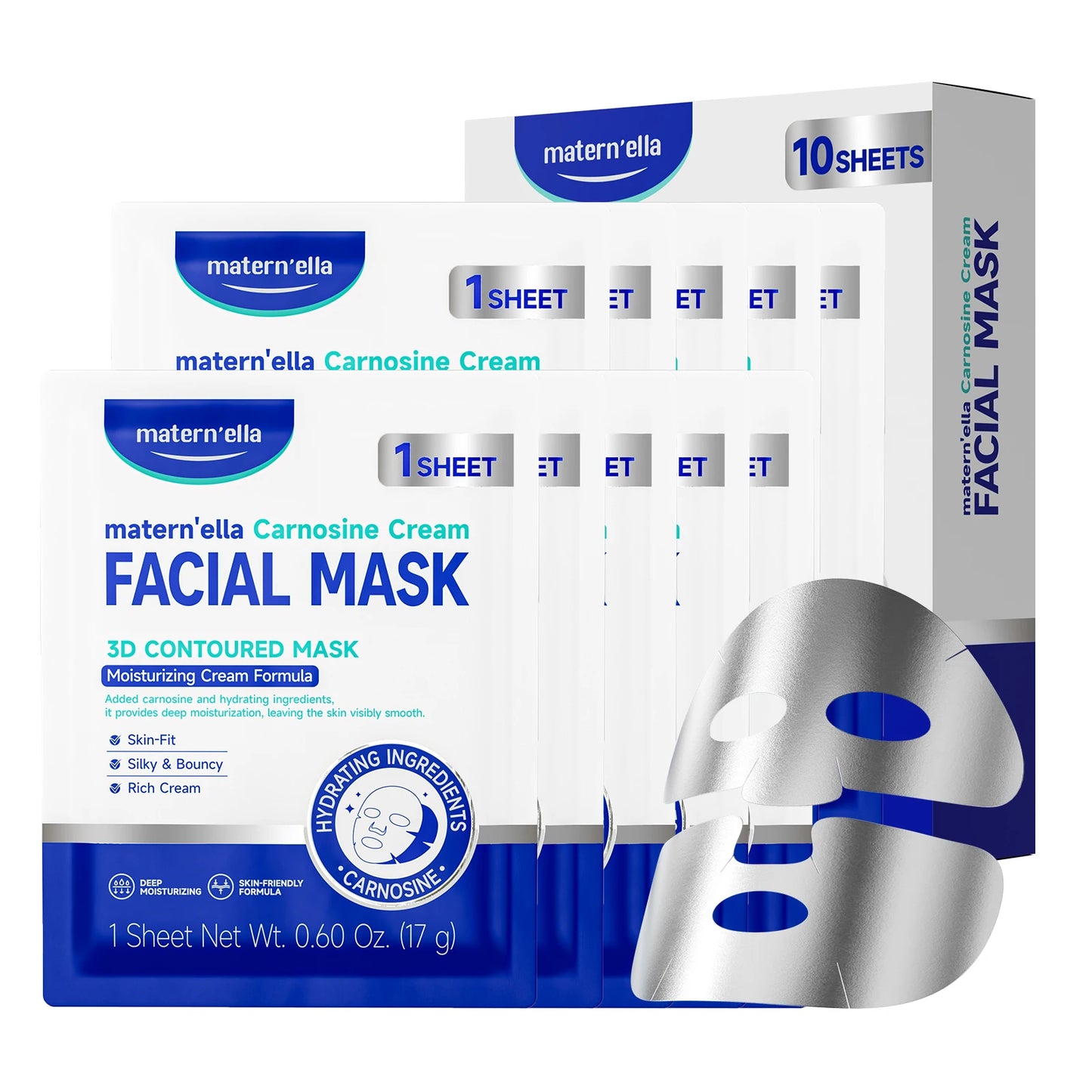Maternella Carnosine Cream Mask – Intensive Repair & Firming | Peptides & Pro-Xylane | Sensitive Skin