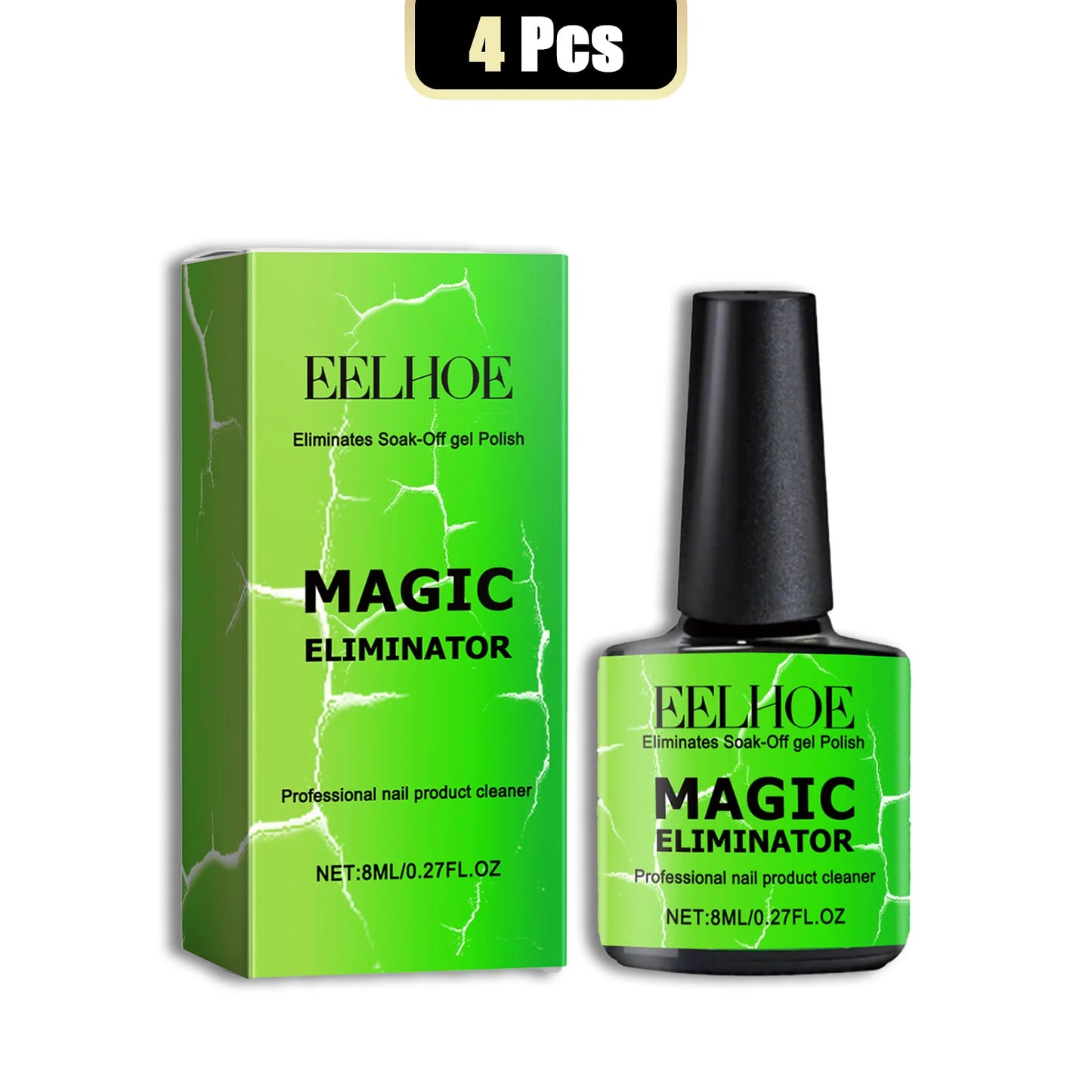 EELHOE Nail Gel Remover Soak Off Harmless Fast 3 Minutes