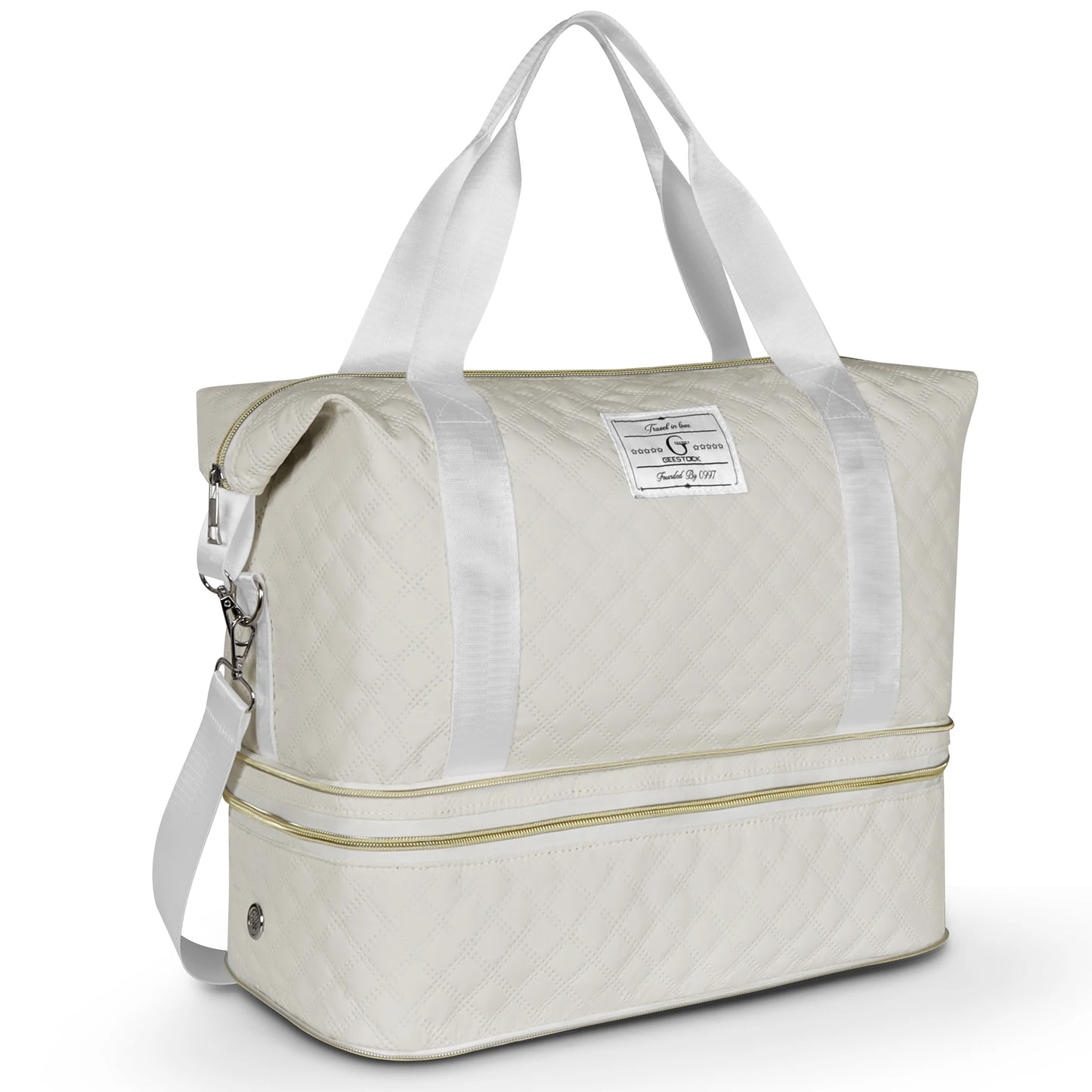 Geestock Expandable Travel Duffle Bag Large Capacity Luggage