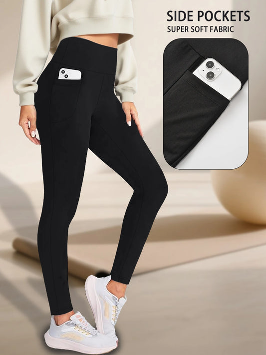 Super Soft Pocket Leggings for Women High Waisted Yoga Pants