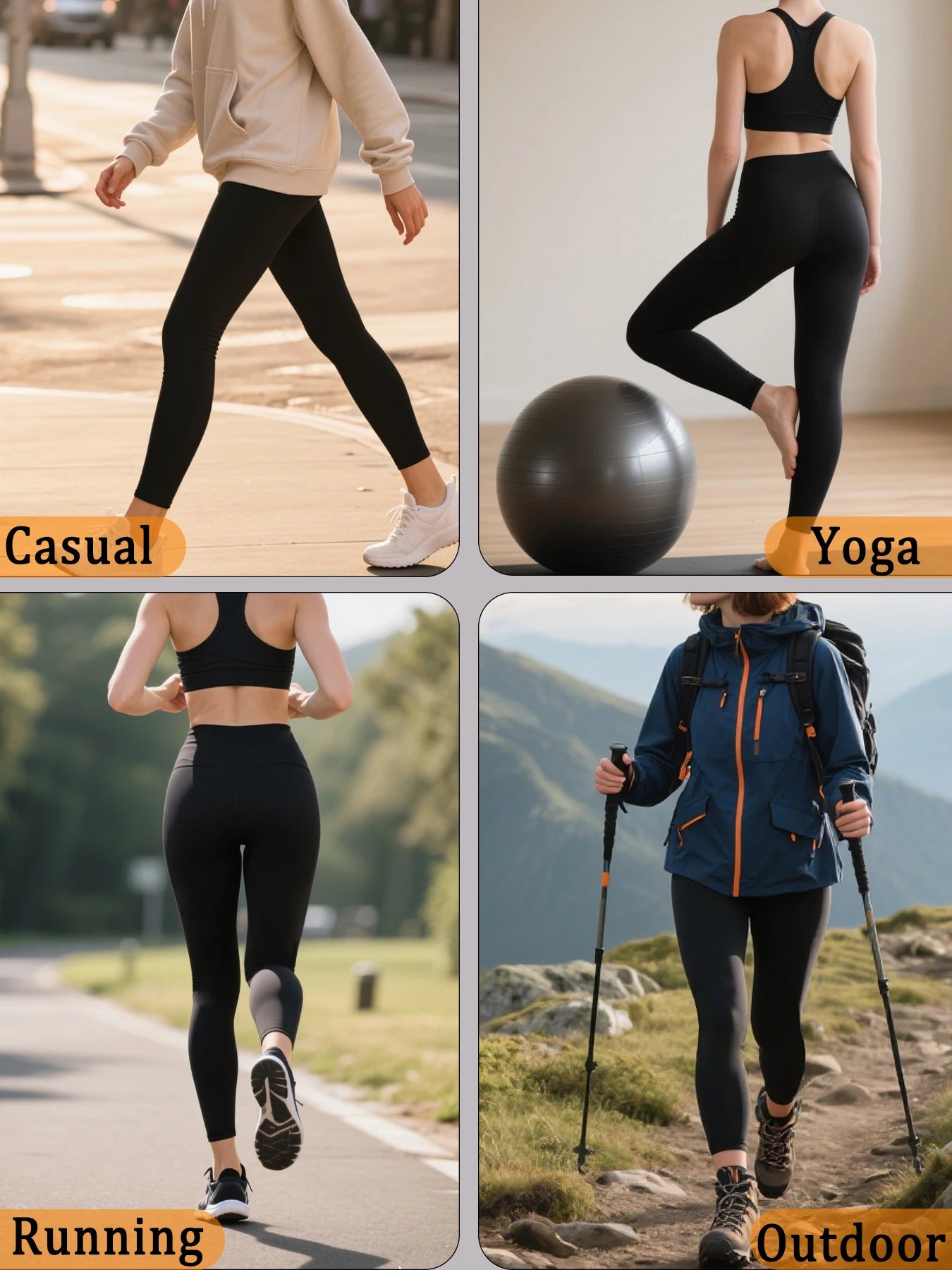Super Soft Pocket Leggings for Women High Waisted Yoga Pants