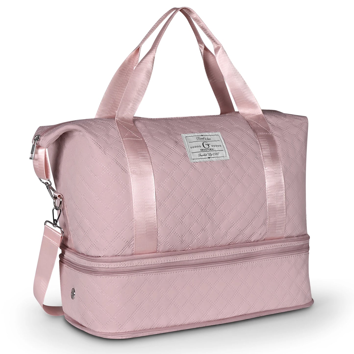 Geestock Expandable Travel Duffle Bag Large Capacity Luggage