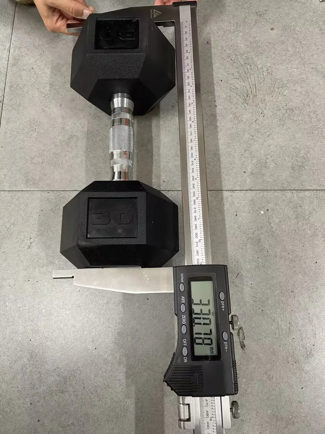 Rubber Hex Dumbbell Set For Arms And Chest Training