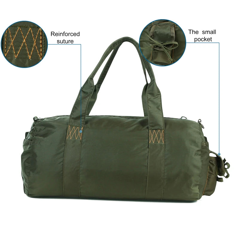 LQARMY Tactical Nylon Travel Bag For Outdoor And Camping