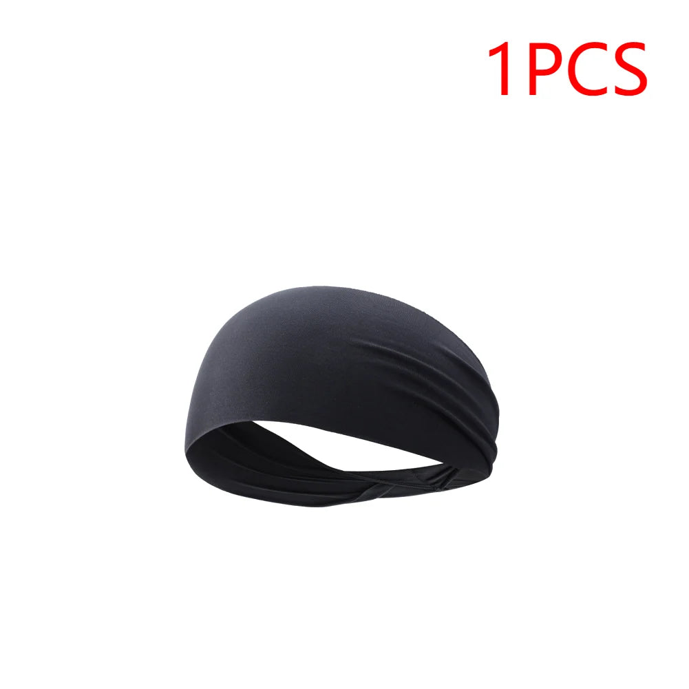 APWIKOGER Sports Headbands for Men and Women Elastic Sweatbands