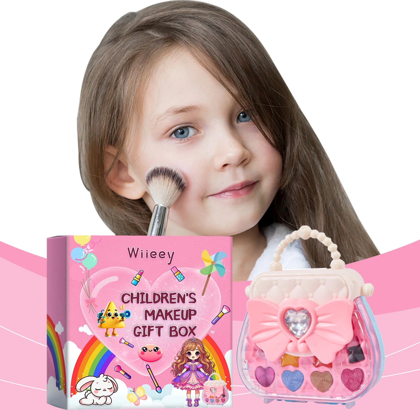 Eelhoe Children's Makeup Set Princess Safe Non Toxic Gift Box